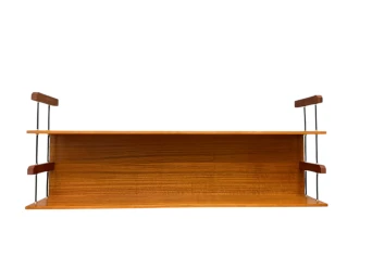 Mid-Century Modern Wall Mounted Shelf by Walter Wirtz for Wilhelm Renz, 1960s